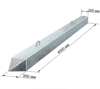 Свая С40.20-3 - 200х200х4000 мм